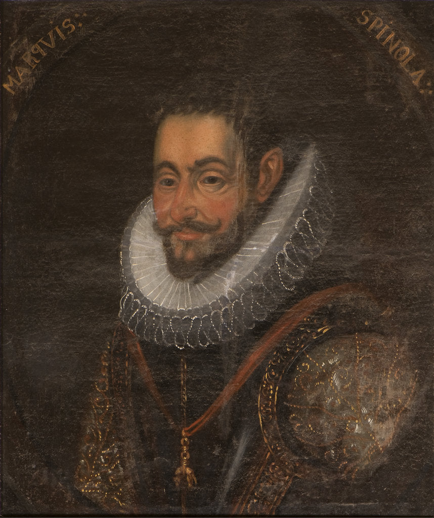 Detail of Portrait of Ambrosio Spinola by Anonymous