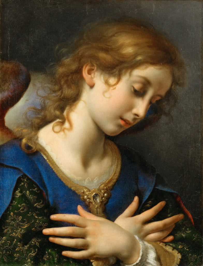Detail of The Angel of the Annunciation, c. 1653 by Anonymous