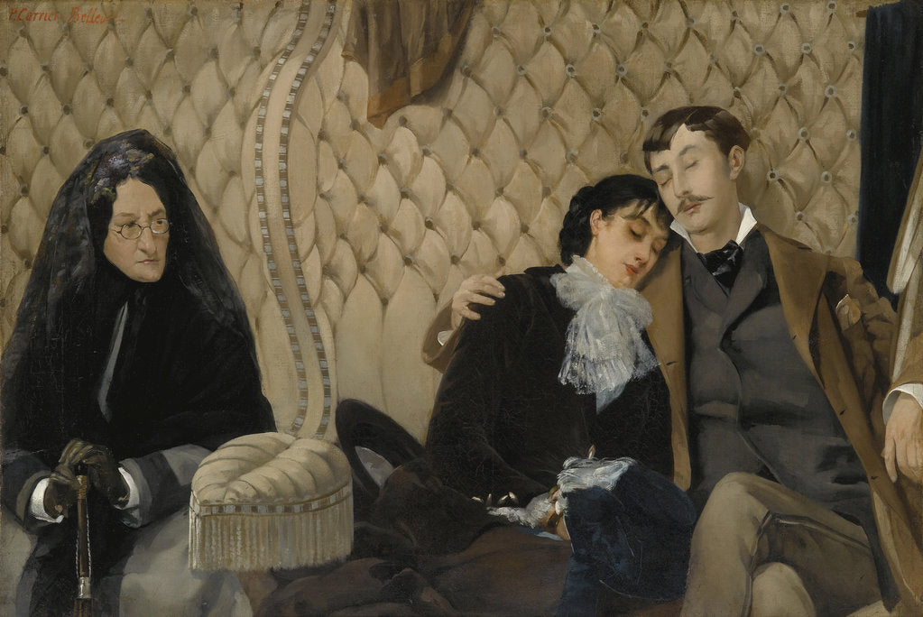 Detail of The Vigil (Les Fiancés) by Anonymous