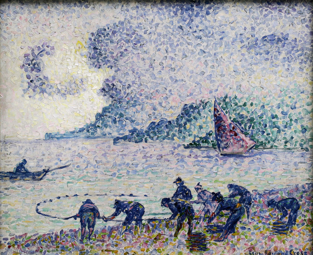 Detail of Fishermen on the Mediterranean (Var), 1895-1900 by Anonymous