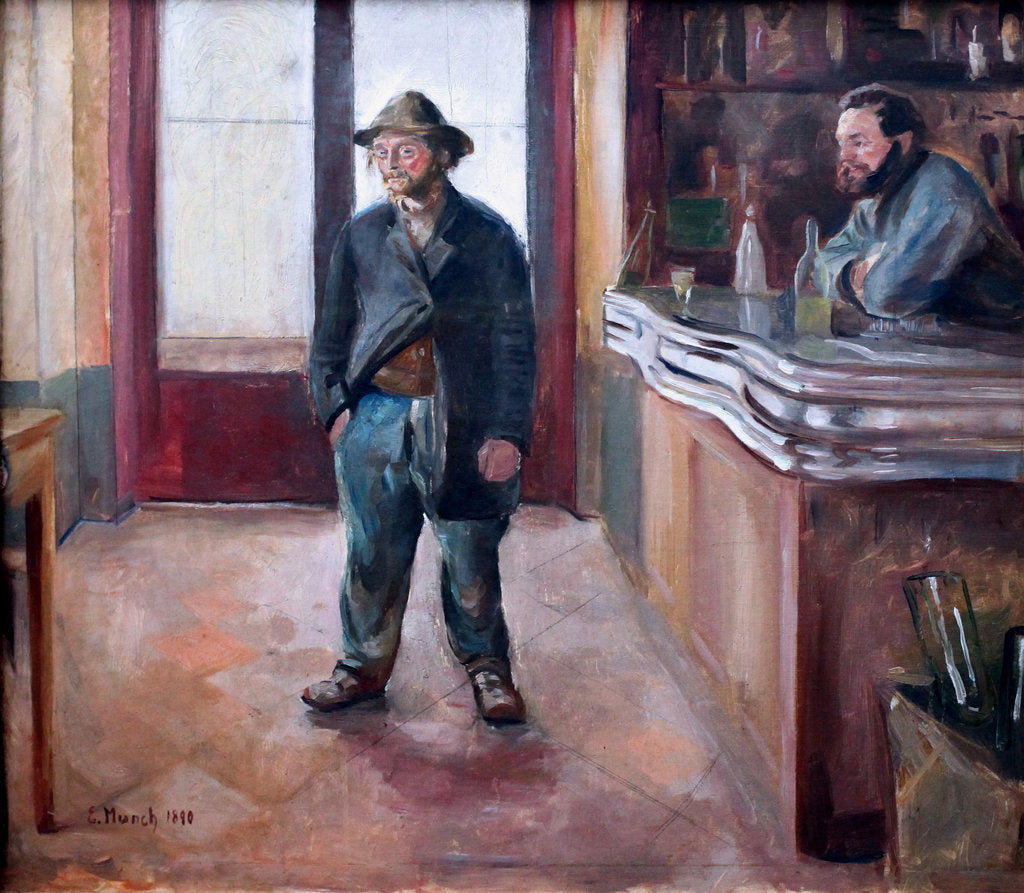 Detail of In a Tavern, 1890 by Anonymous