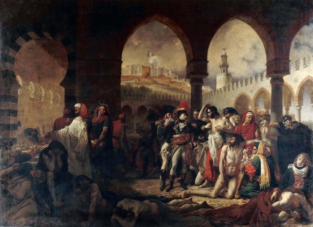 Detail of Bonaparte Visiting the Plague Victims of Jaffa, 1804 by Anonymous
