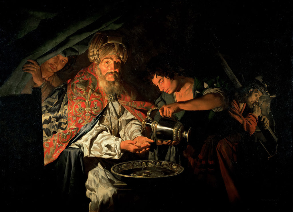 Detail of Pilate Washing his Hands, c. 1650 by Anonymous