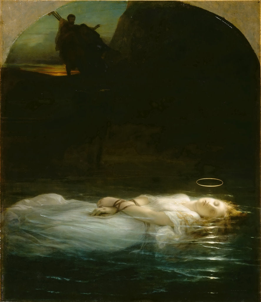 Detail of The Young Martyr (La Jeune Martyre), 1855 by Anonymous