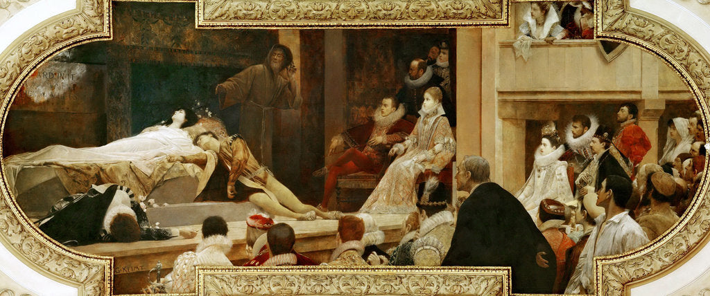 Detail of Globe Theatre of Shakespeare, 1886 by Anonymous