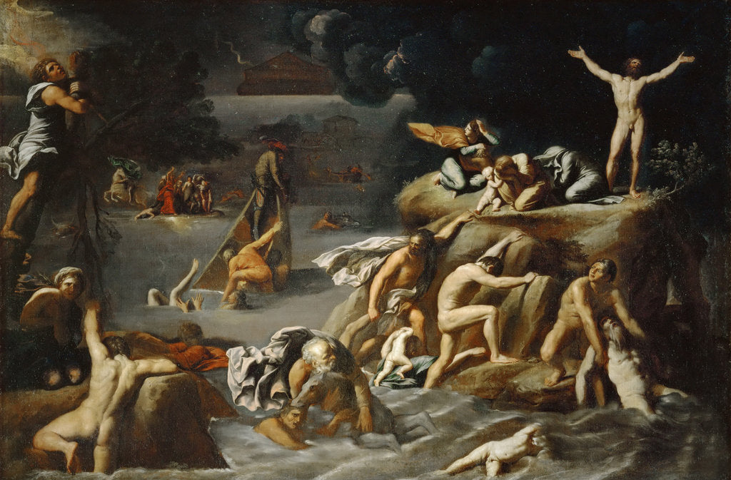 Detail of The Deluge, c. 1616-1618 by Anonymous