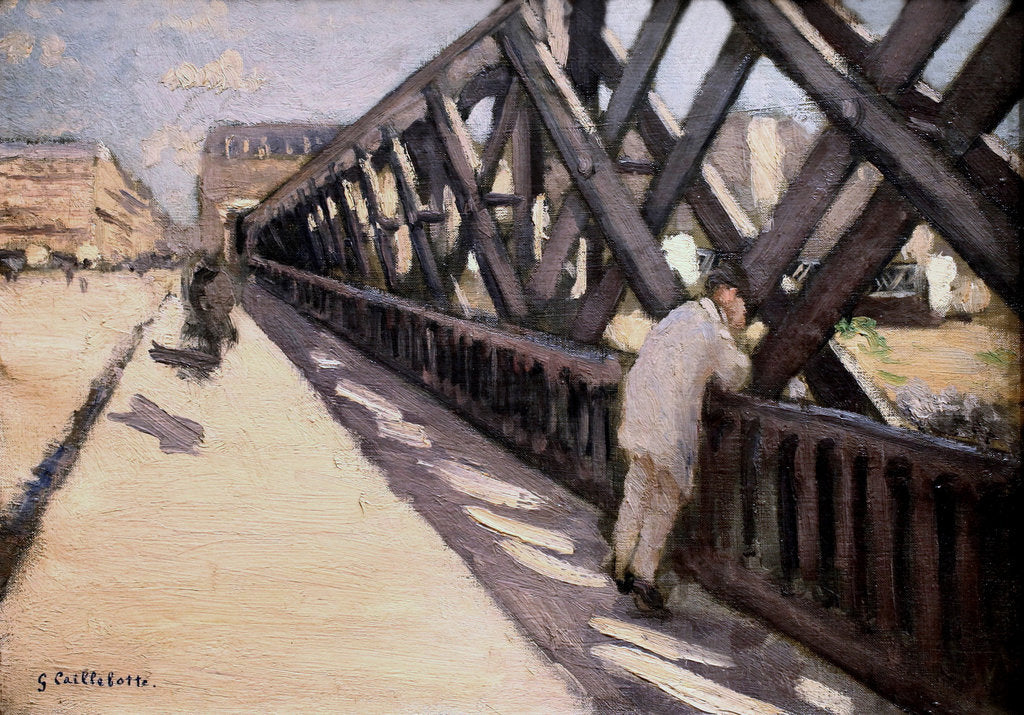 Detail of Le Pont de lEurope, 1876 by Anonymous