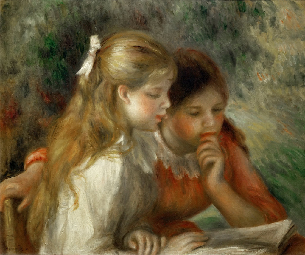 Detail of The Reading, 1892 by Anonymous