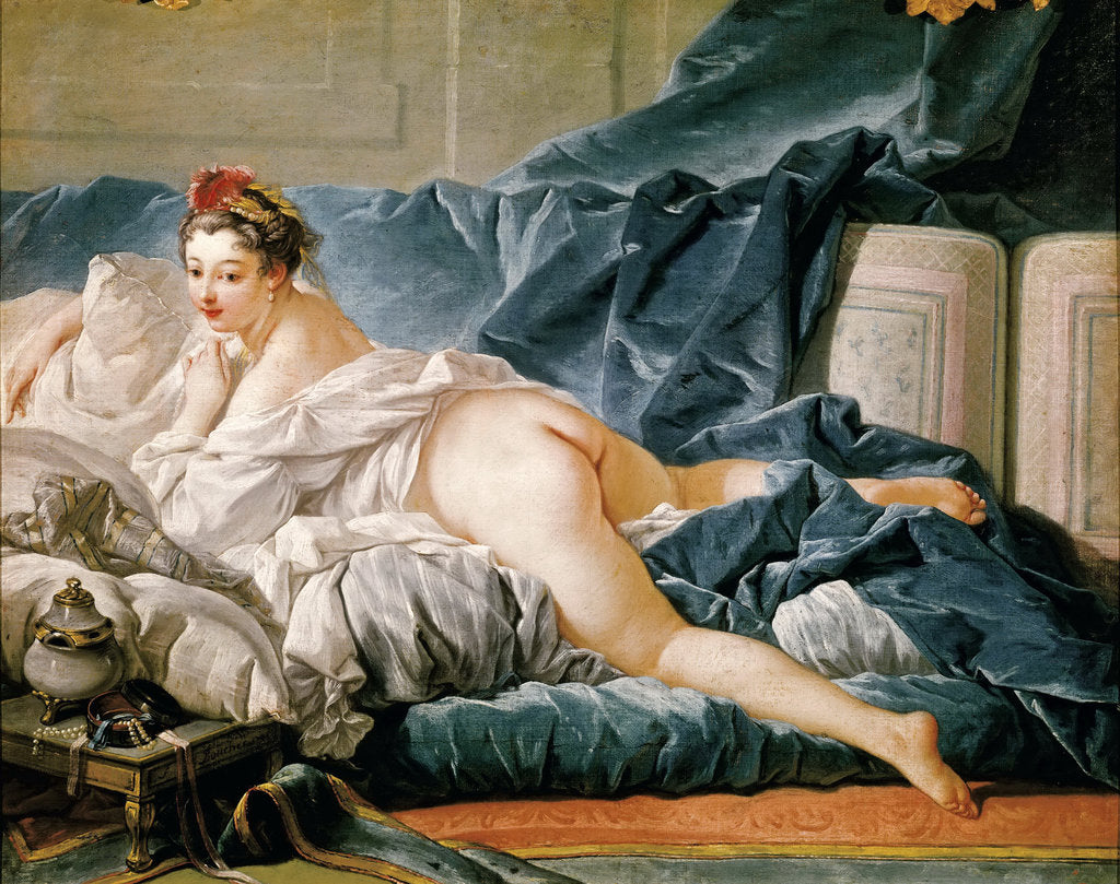 Detail of Odalisque, 1745 by Anonymous