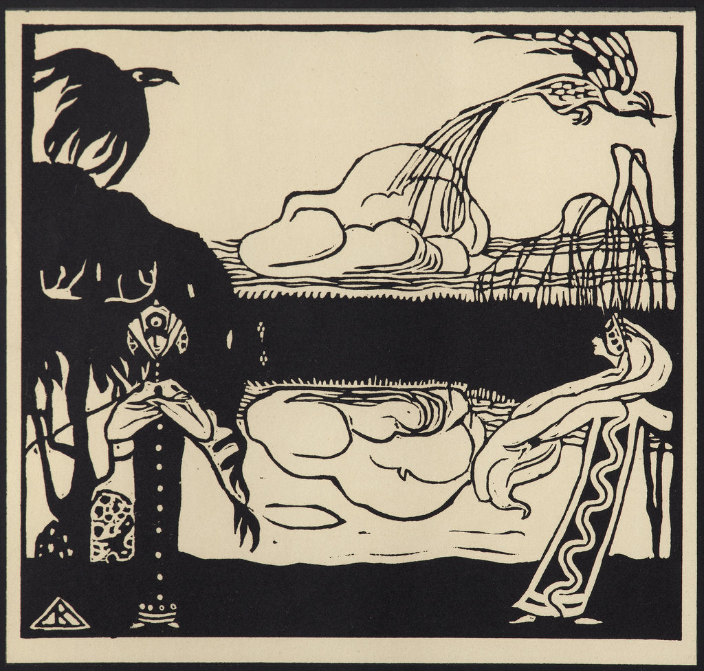 Detail of Two Birds (Zwei Vögel), 1907 by Anonymous