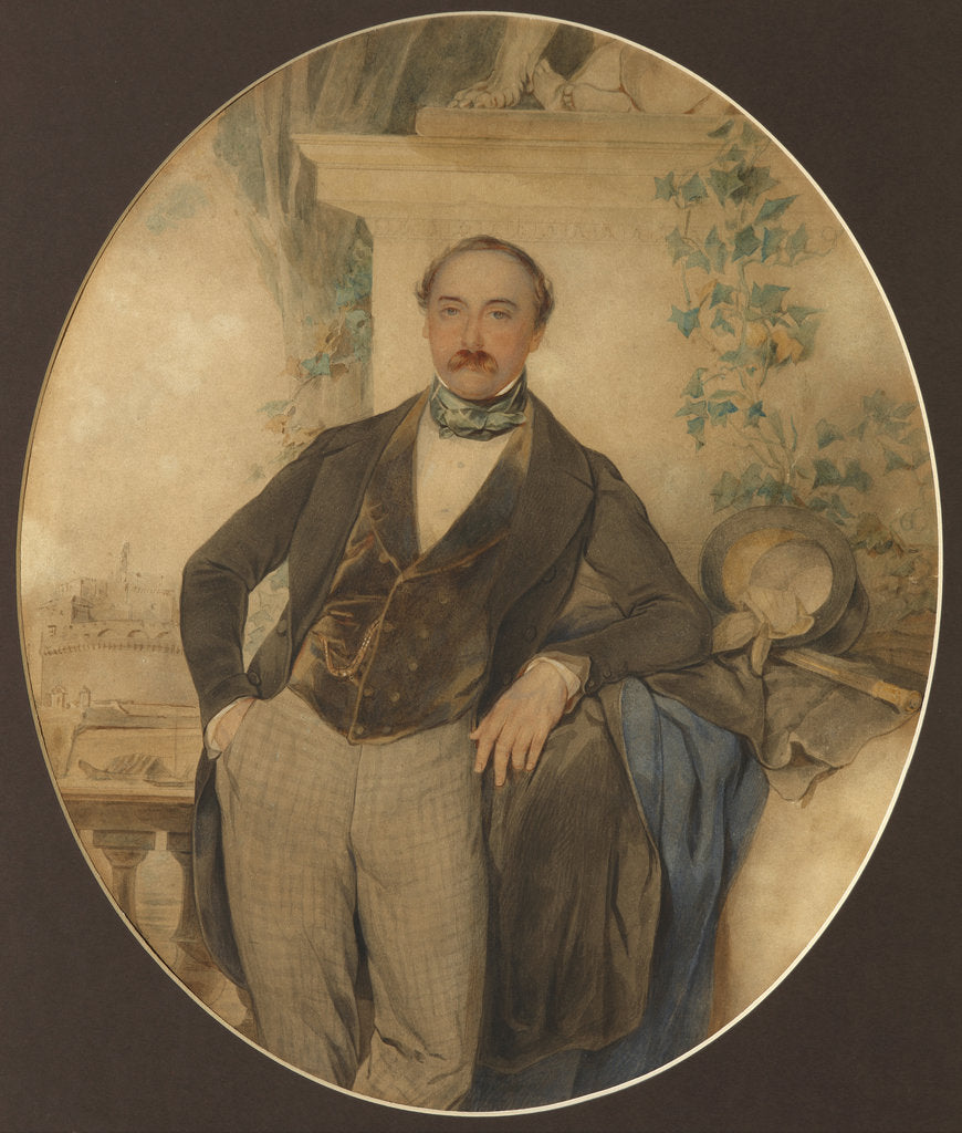 Detail of Portrait of Count Sergei Fyodorovich Golitsyn, 1847 by Anonymous