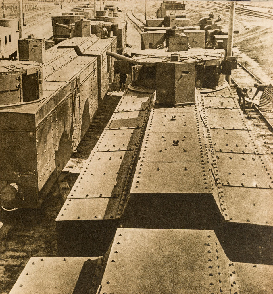 Detail of Red Army Armoured Trains, Early 1930s by Anonymous