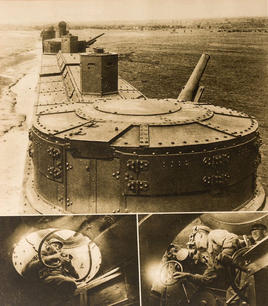 Detail of Red Army Armoured Trains before the Battle, Early 1930s by Anonymous