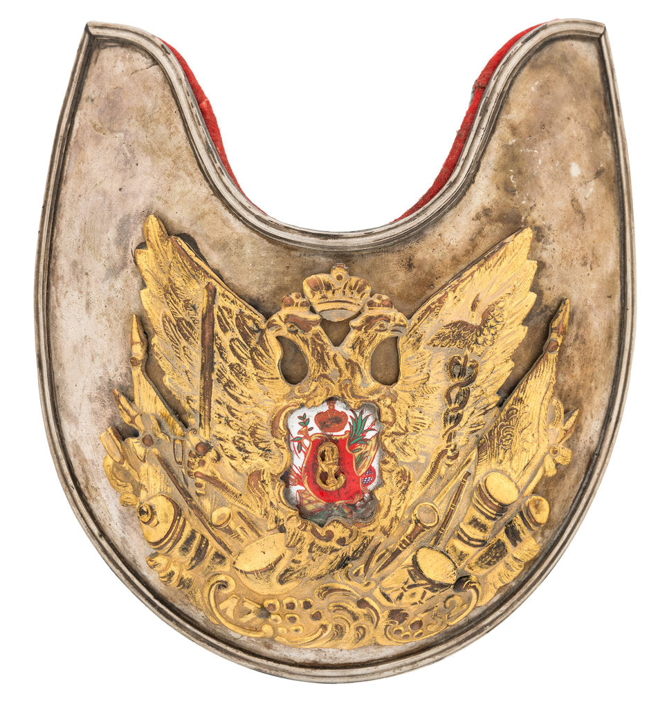 Detail of Gorget of a Grenadier Officer of the Cadet Corps, 1735-1762 by Anonymous