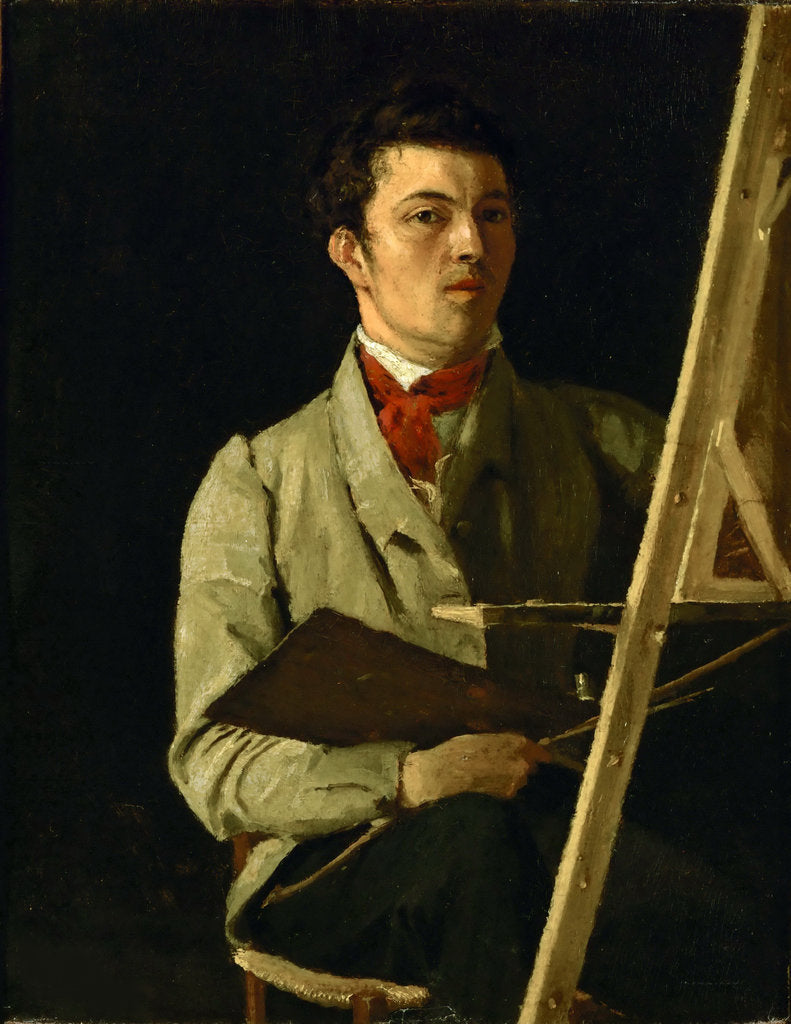 Detail of Self-Portrait, 1825 by Anonymous