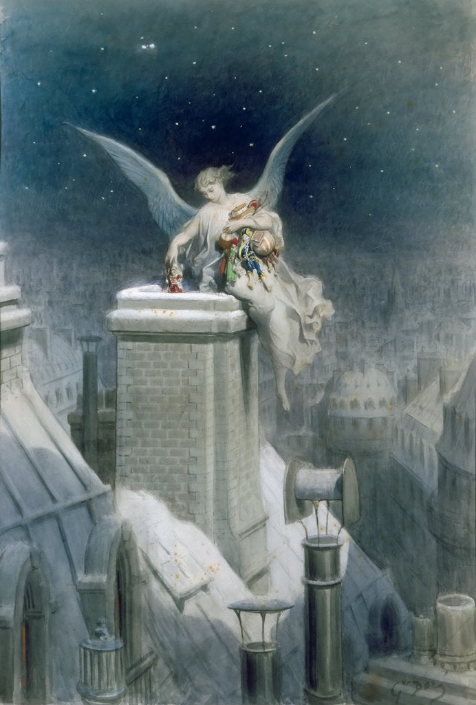 Detail of La nuit de Noël (Christmas Eve) by Anonymous