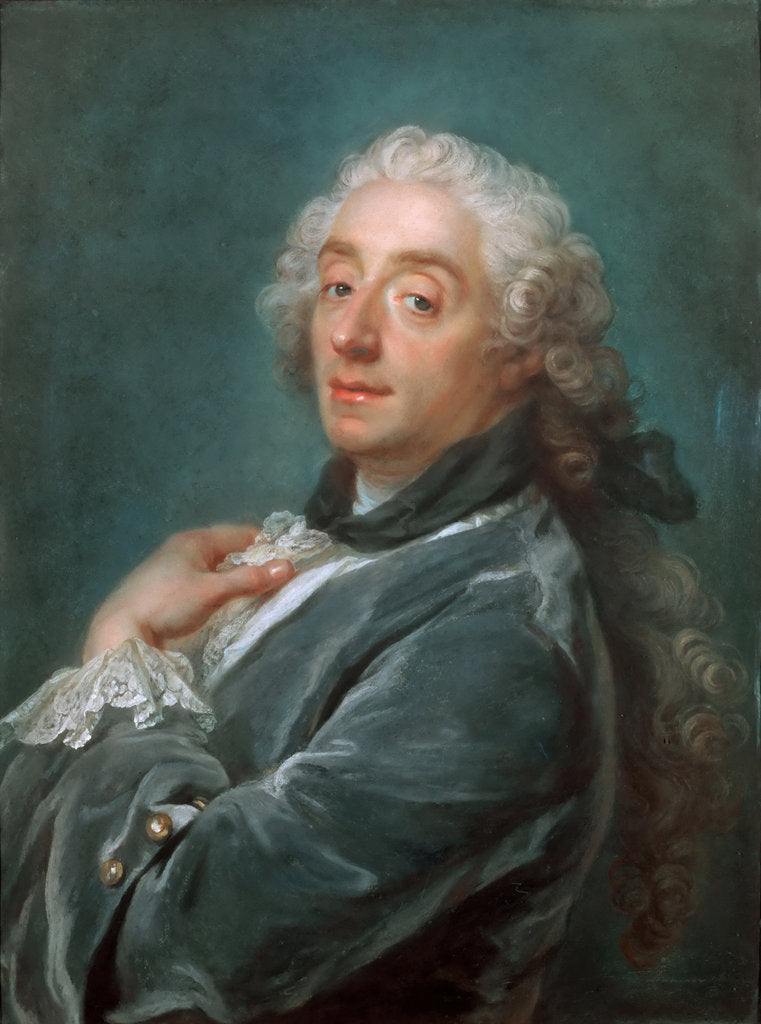 Detail of Portrait of the painter François Boucher, 1741 by Anonymous