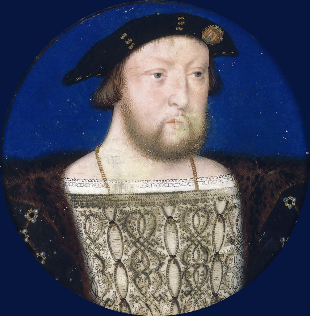 Detail of Portrait of King Henry VIII of England, ca 1526 by Anonymous