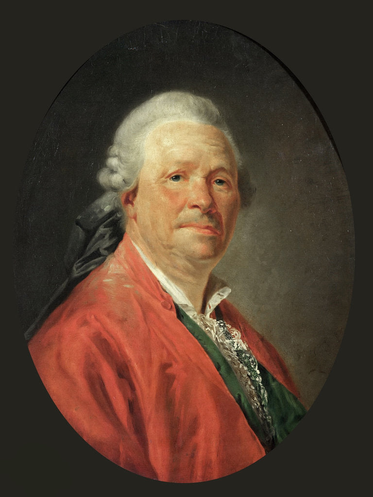 Detail of Portrait of the composer Christoph Willibald Ritter von Gluck, 1777 by Anonymous