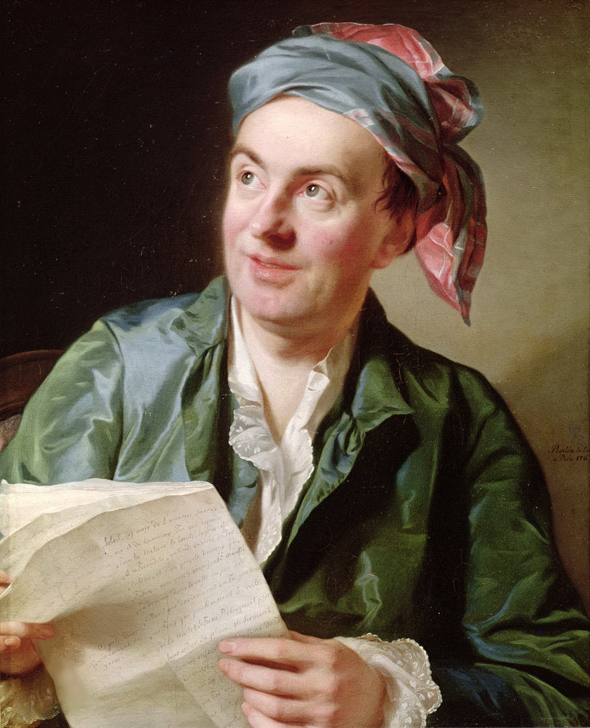 Detail of Portrait of the writer Jean-François Marmontel, 1767 by Anonymous