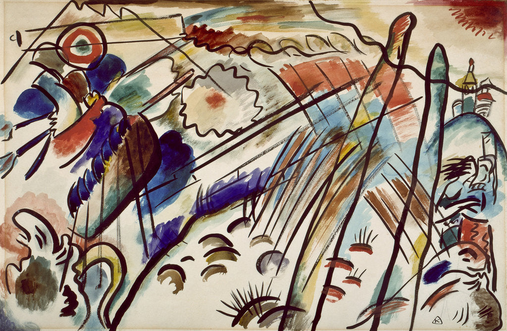 Detail of Study for Improvisation 28 (Second Version), 1912 by Anonymous