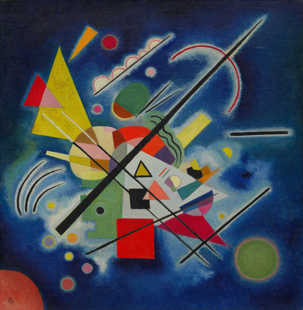 Detail of Blue Painting, 1924 by Anonymous