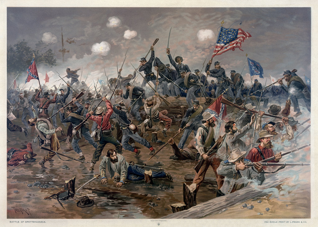 Detail of The Battle of Spotsylvania Court House, 1887 by Anonymous