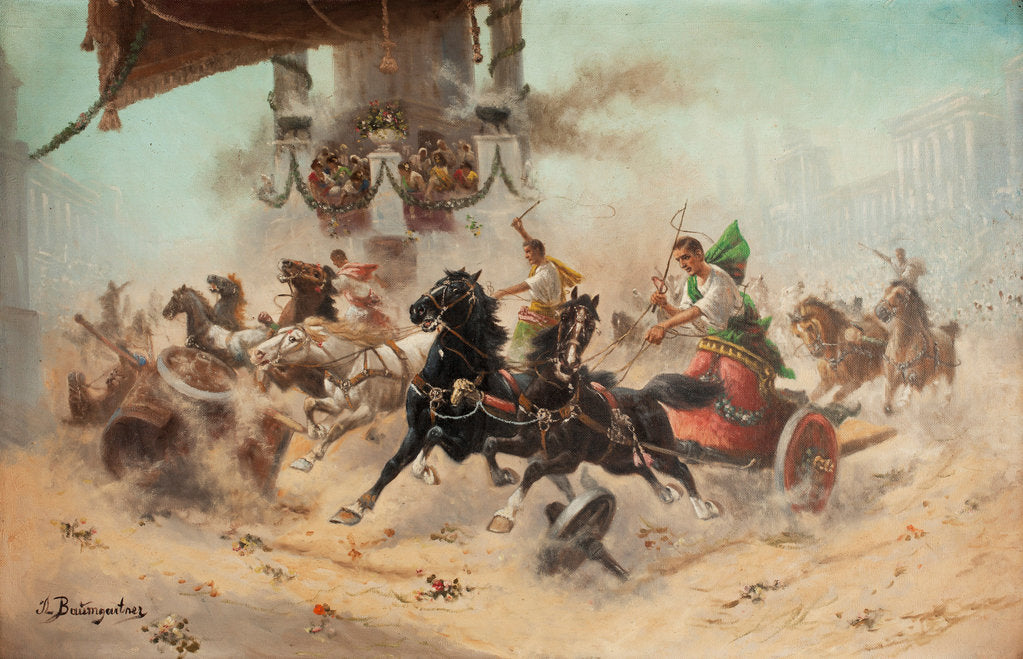 Detail of Scene from the Roman arena by Anonymous