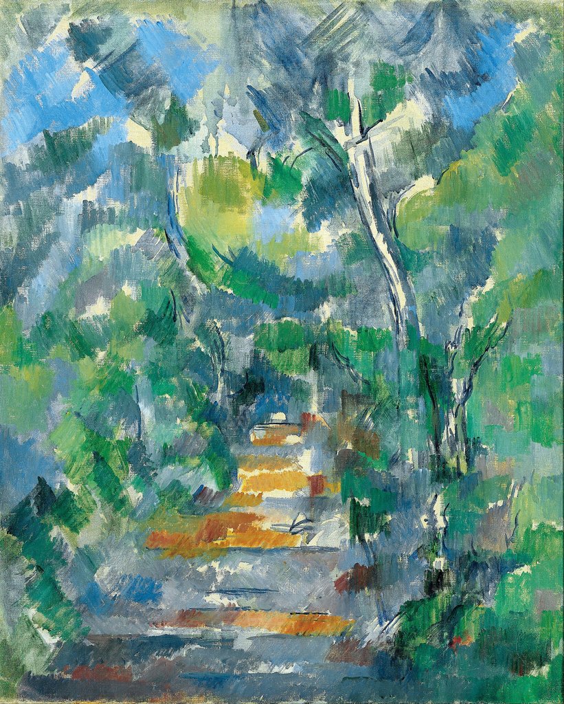 Detail of Forest Scene (Path from Mas Jolie to Château noir), 1900-1902 by Anonymous