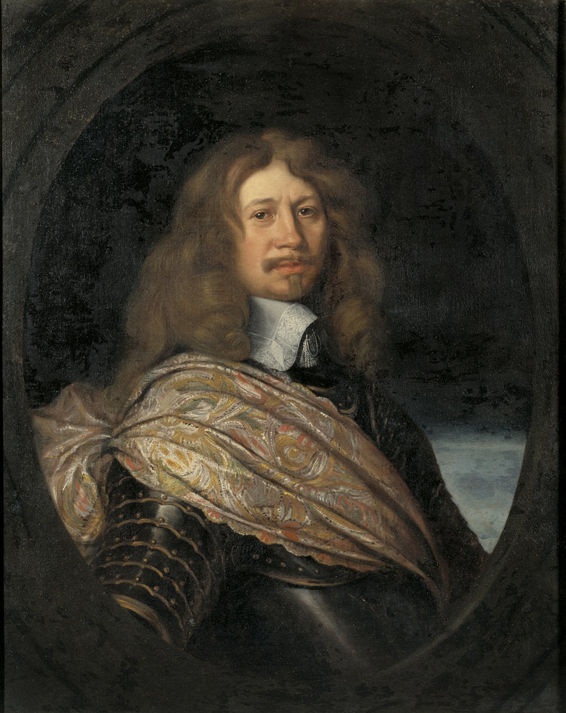 Detail of Portrait of Carl Gustav Wrangel, Count of Salmis, 1652 by Anonymous