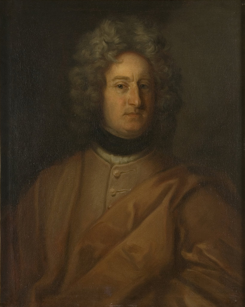 Detail of Portrait of Christopher Polhem by Anonymous