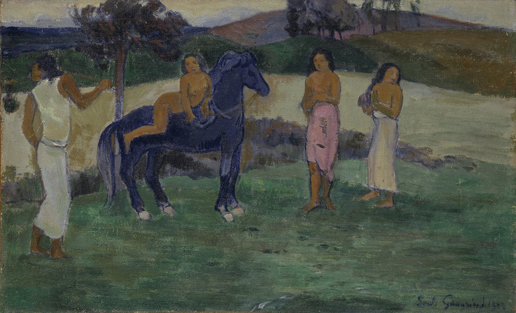 Detail of Composition with Figures and a Horse, 1902 by Anonymous