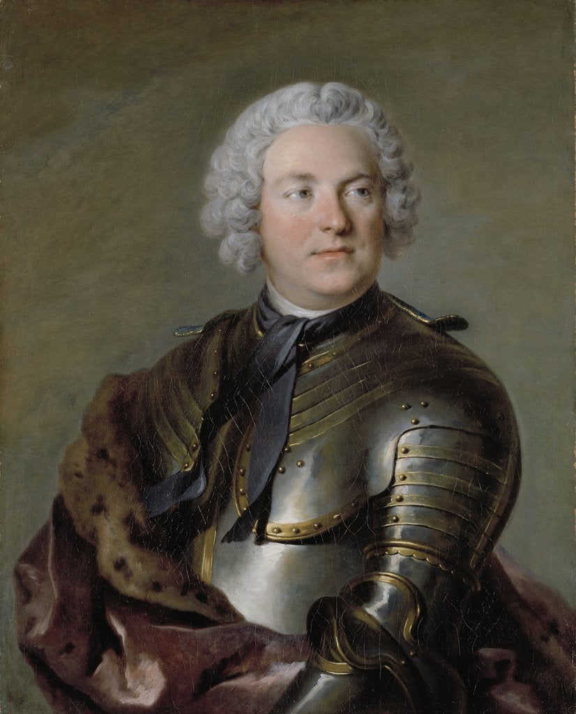 Detail of Portrait of Carl Gustaf Tessin, 1741 by Anonymous