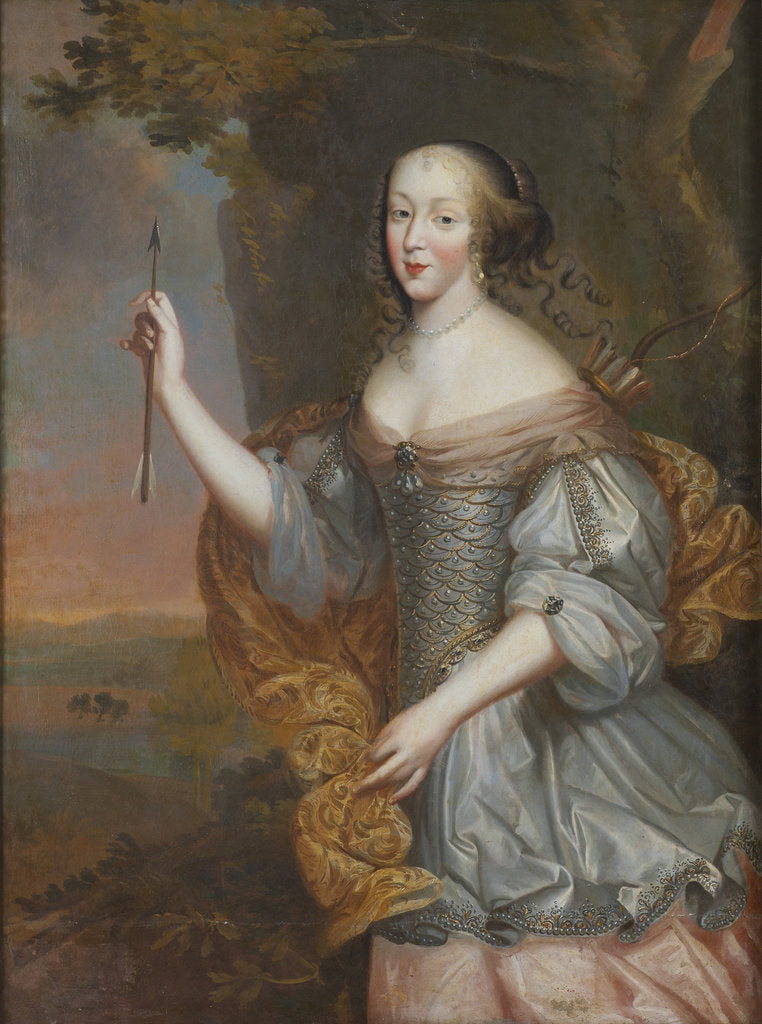 Detail of Portrait of Élisabeth Marguerite dOrléans, Duchess of Alençon and Angoulême by Anonymous