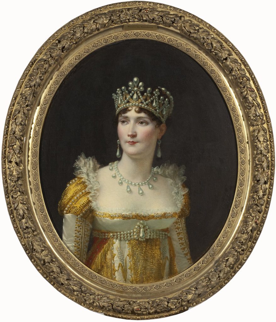 Detail of Portrait of Joséphine de Beauharnais, the first wife of Napoléon Bonaparte, c. 1801 by Anonymous
