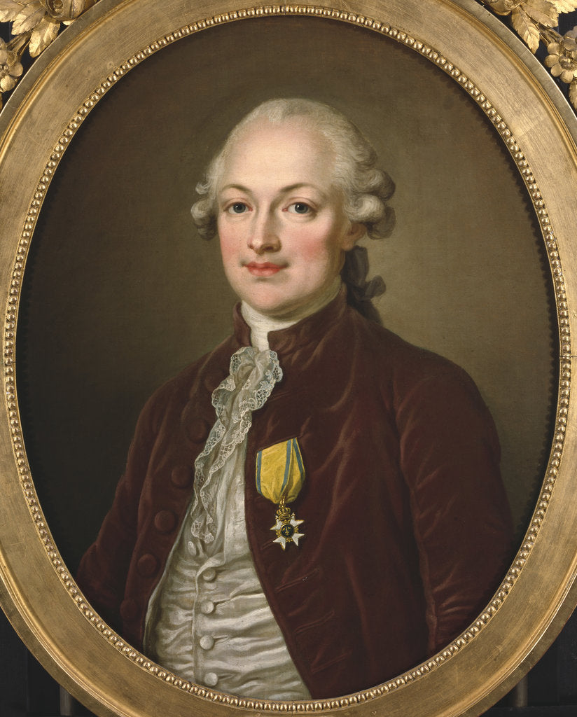 Detail of Portrait of Baron Erik Magnus Staël von Holstein, 1796 by Anonymous