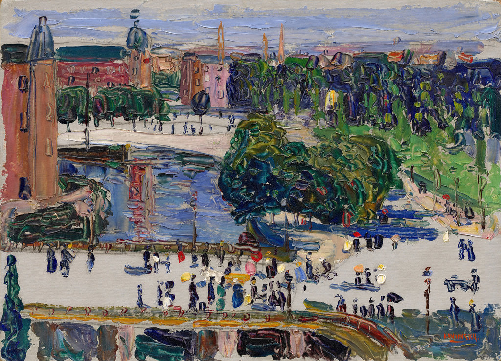 Detail of Amsterdam. View from the Window, 1904 by Anonymous