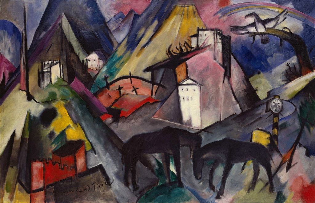 Detail of The Unfortunate Land of Tyrol, 1913 by Anonymous