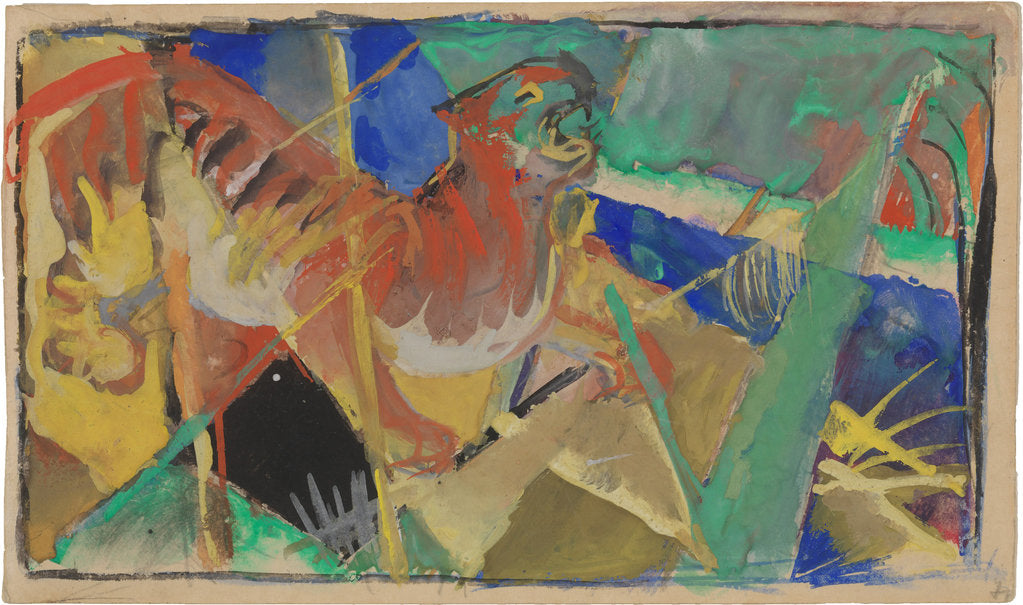 Detail of Tiger in the Jungle, 1912-1913 by Anonymous