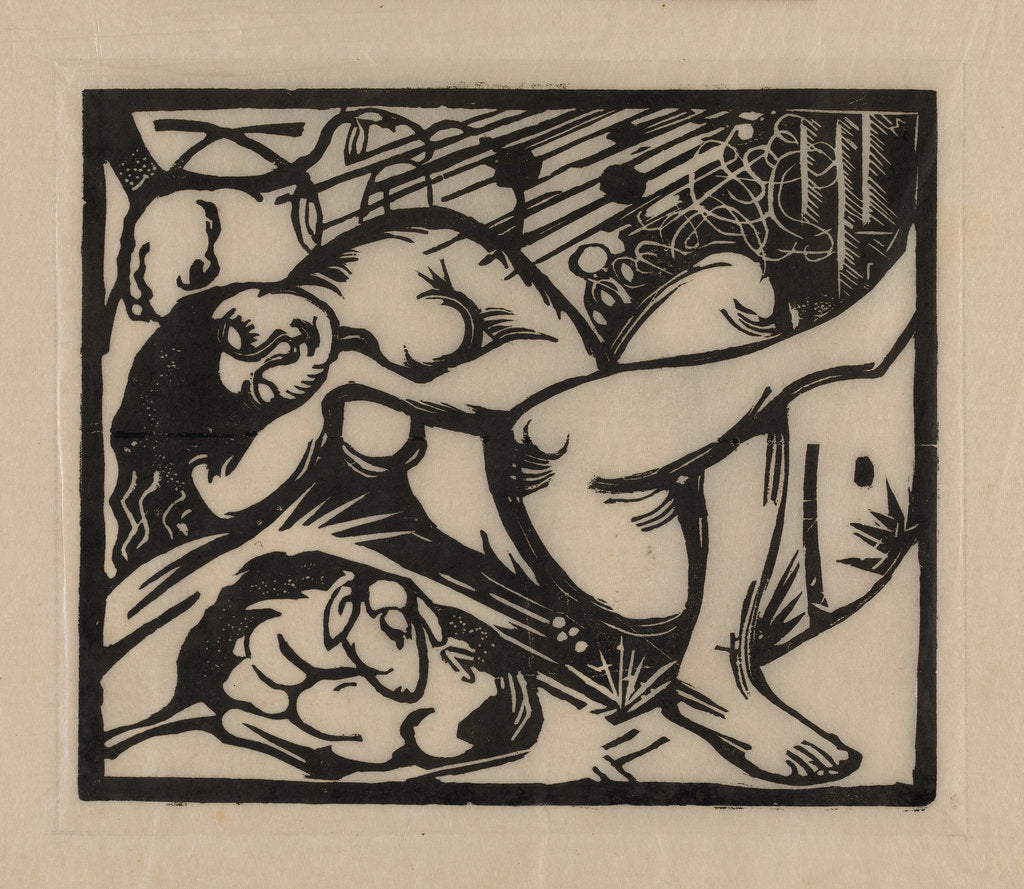 Detail of Sleeping Shepherdess, 1912 by Anonymous