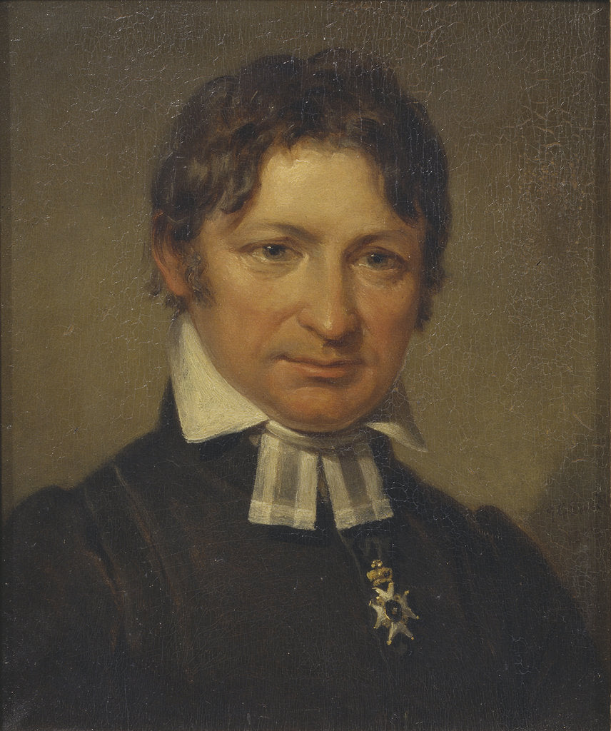 Detail of Portrait of Frans Mikael Franzén, 1828 by Anonymous