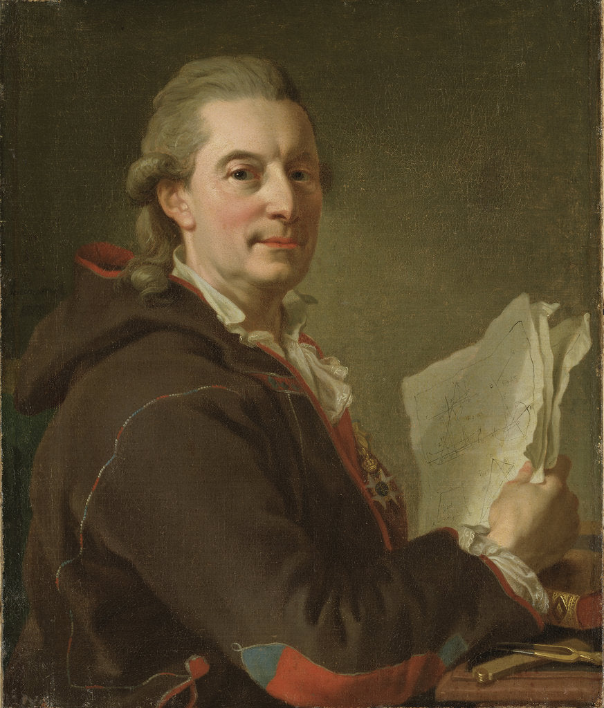 Detail of Portrait of Fredrik Henrik af Chapman, 1778 by Anonymous