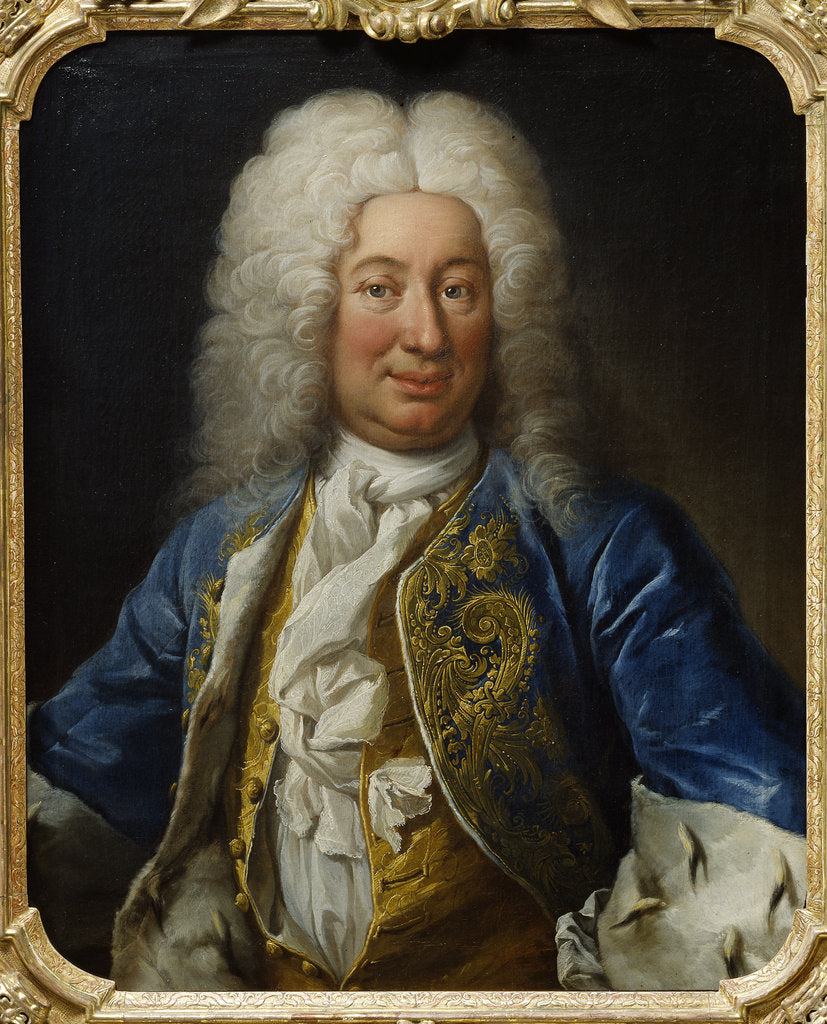 Detail of Portrait of King Frederick I of Sweden, 1730 by Anonymous
