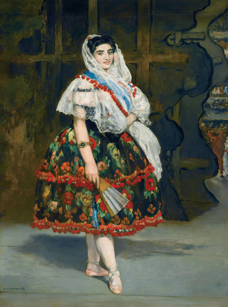 Detail of Lola de Valence, 1862 by Anonymous