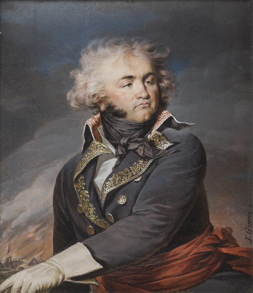 Detail of Portrait of General Jean-Baptiste Kléber, c. 1790 by Anonymous