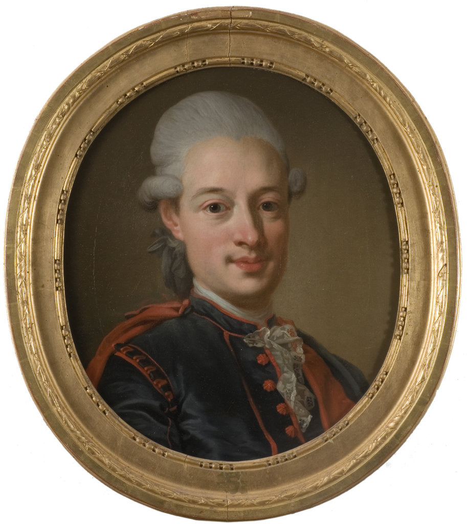 Detail of Portrait of Gudmund Jöran Adlerbeth, 1780 by Anonymous
