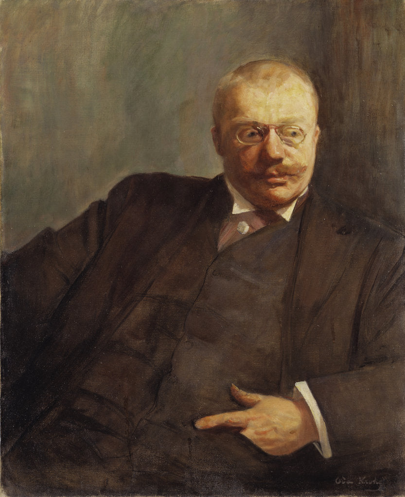 Detail of Portrait of the poet Gunnar Heiberg, 1900 by Anonymous