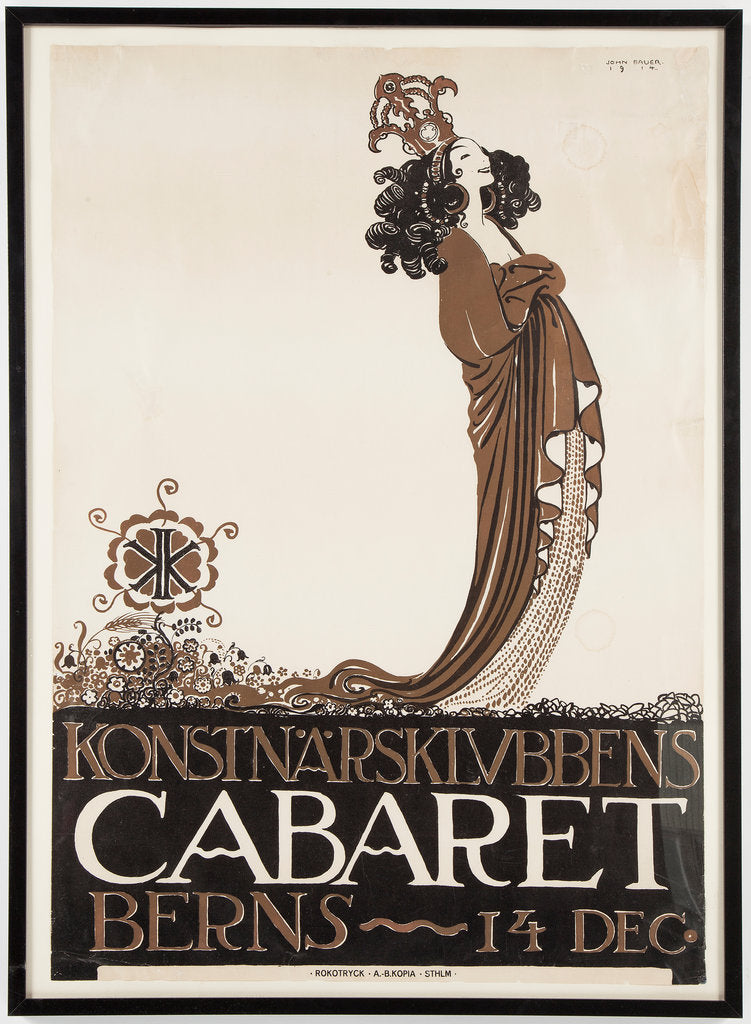 Detail of Artist Club Cabaret Berns, 1914 by Anonymous