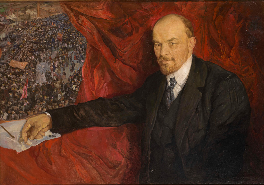 Detail of Lenin and Manifestation, 1919 by Anonymous