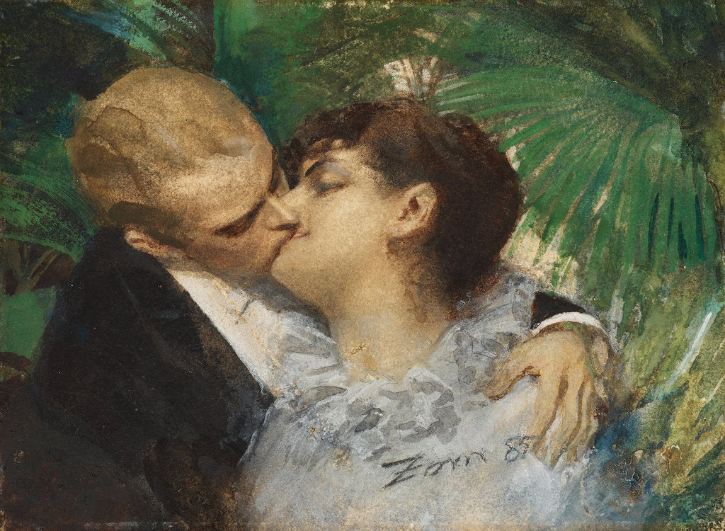Detail of The Embrace, ca. 1883 by Anonymous